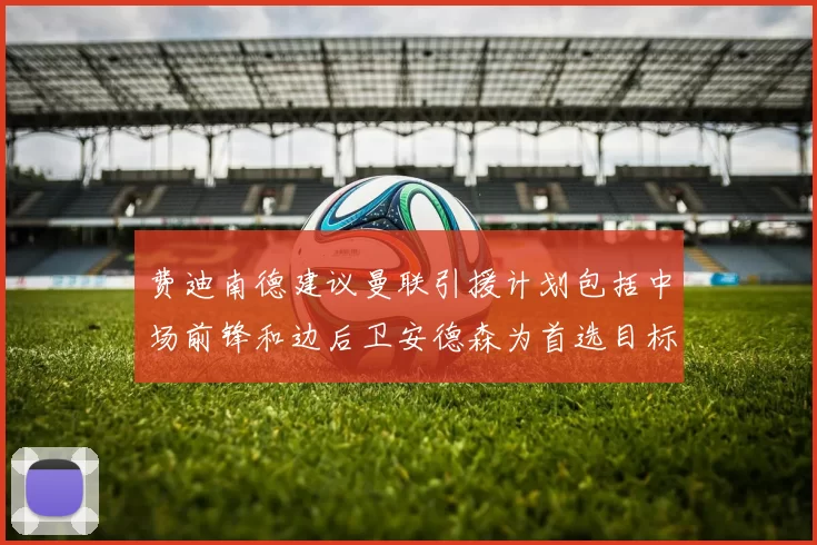 费迪南德建议曼联引援计划包括中场前锋和边后卫安德森为首选目标